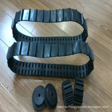 Chinese YM rubber track rubber crawler for YM harvester